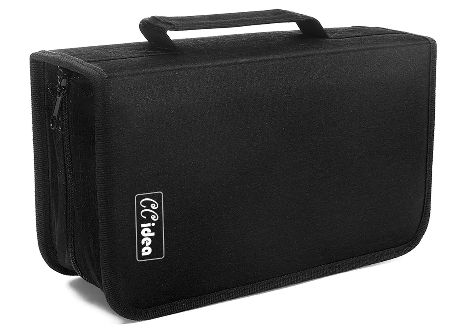 CCidea 128 Capacity CD/DVD Case Holder, Storage, Binder (Black)