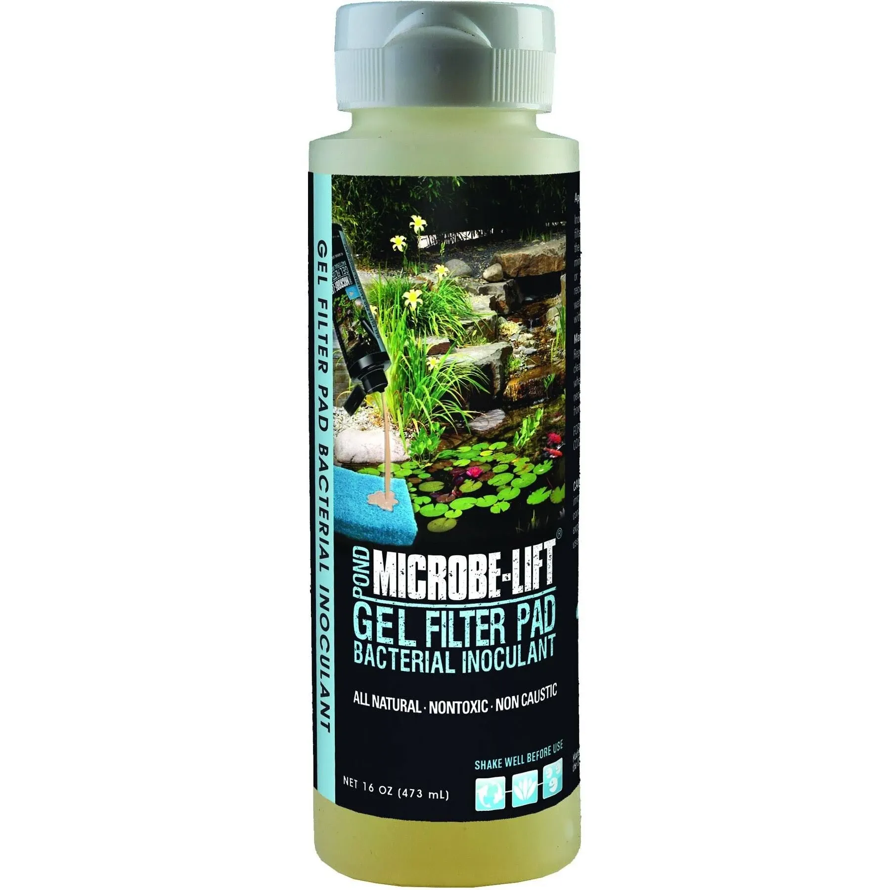 MICROBE-LIFT Microbe Lift 16-Ounce Pond Gel Filter Pad Bacterial Inoculant GEL16