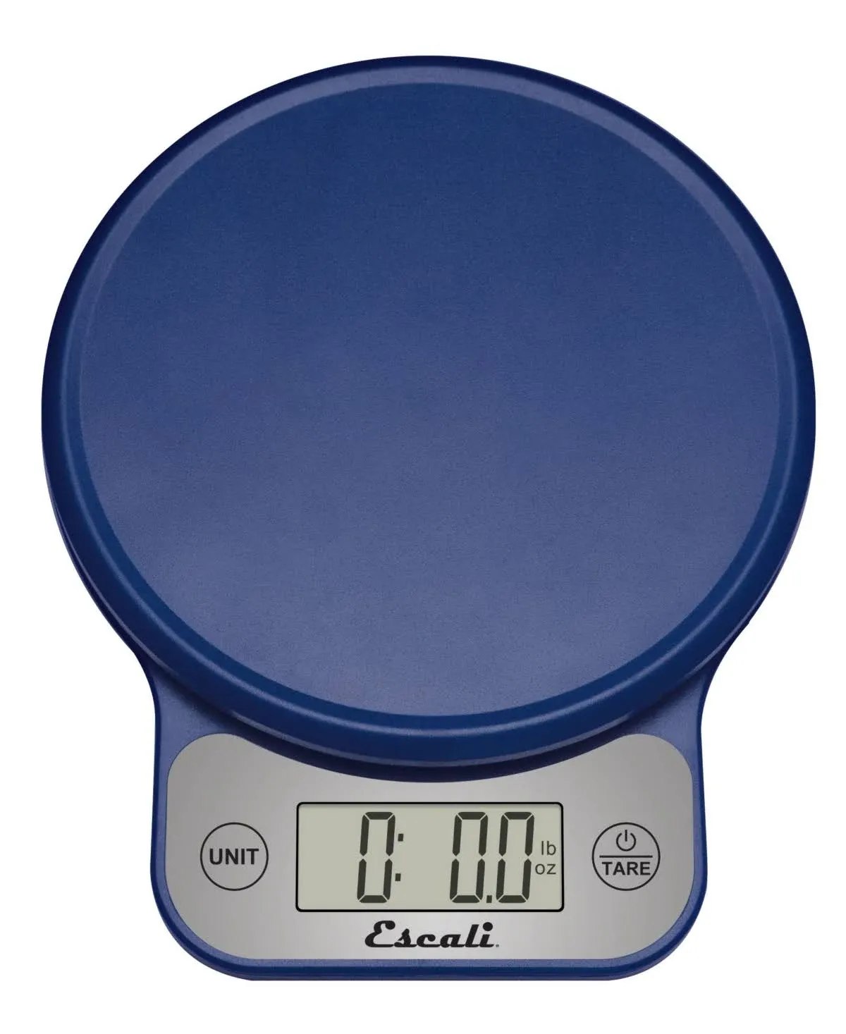 Escali Telero Digital Food Scale, Multi-Functional Kitchen Scale, Precise Weight Measuring and Portion Control, 7.62 x 6.1 x 1.28 inches, Blue (T136)