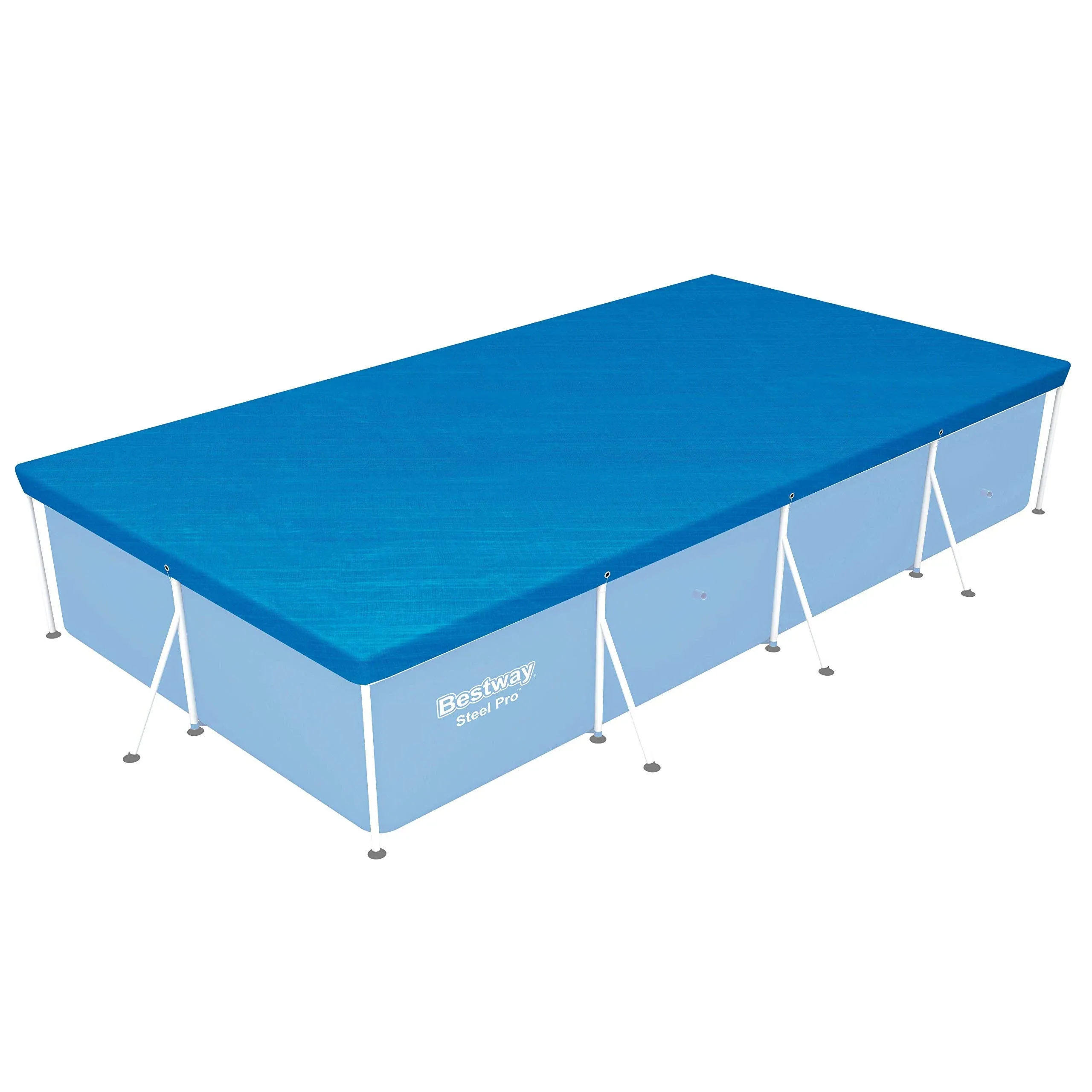 Bestway - Rectangular Above Ground Pool Cover - Blue