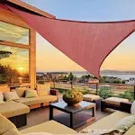 Love Story 20' x 20' x 20' Triangle Terra UV Block Sun Shade Sail Perfect for Outdoor Patio Garden