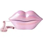 TelPal Corded Landline Phones for Home, Funny Novelty Lip Phone Gift, Wired Mouth Telephone Cartoon Shaped Real Landline Home Office Telephones