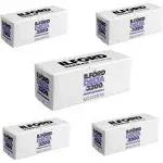 5 X Ilford Delta 3200 Professional, Black and White Print Film, 120 (6 cm), ISO 3200 (1921535)