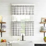 Farmhouse Living Buffalo Check Kitchen Window Collection