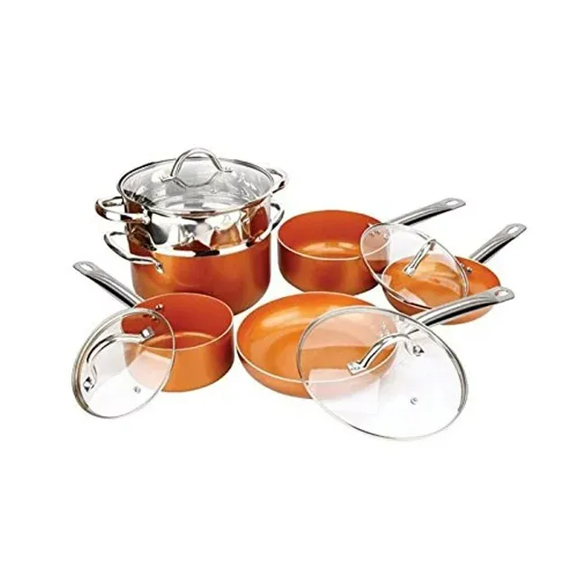 Bourgeat Copper Luxury Cookware Pan Set