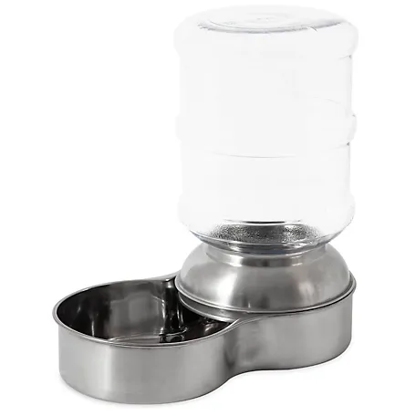 Petmate Stainless Steel Replendish Waterer - 1 Gal