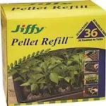 Jiffy J3R36 36mm Plant Pellet Refill 36 Count