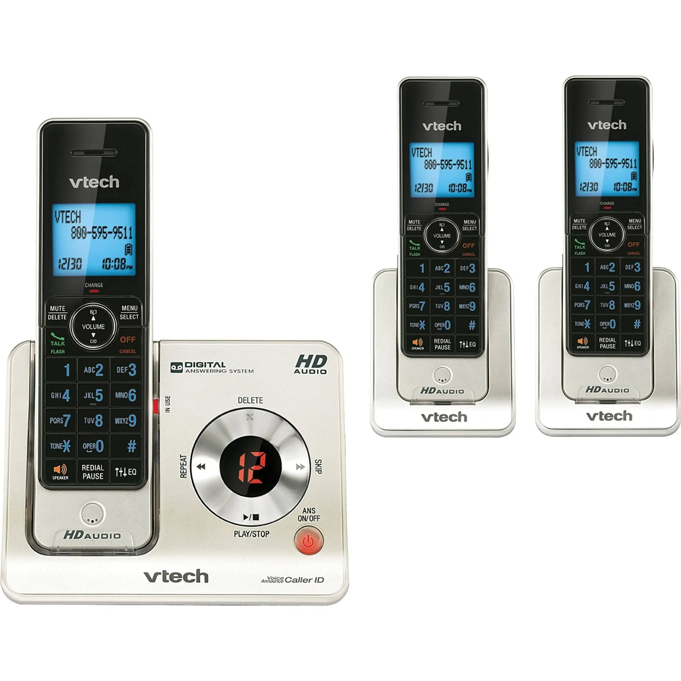 VTech LS6425-3 3 Handset Answering System with Caller ID/Call Waiting