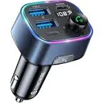 Bluetooth 5.4 FM Transmitter 48W - Efficient Car Charging