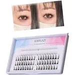 DIY Lash Extension Kit with Little Devil Style (9-12mm) 54pcs C Curl Individual False Eyelash +6mm Lower Eyelashes Extension Reusable Natural Soft