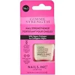 Nails.INC Gimme Strength Nail Treatment, Restoring Nail Strengthener with Vegan Collagen, Shimmering Nail Highlighter, Cruelty Free, Vegan