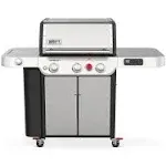 Weber - Genesis Smart SX-335 Natural Gas Grill - Stainless Steel