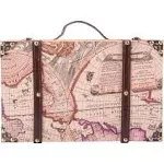 TM Old World Map Suitcase/Decor<wbr/>ative Box