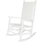 Shine Company Hampton Porch Rocker, White