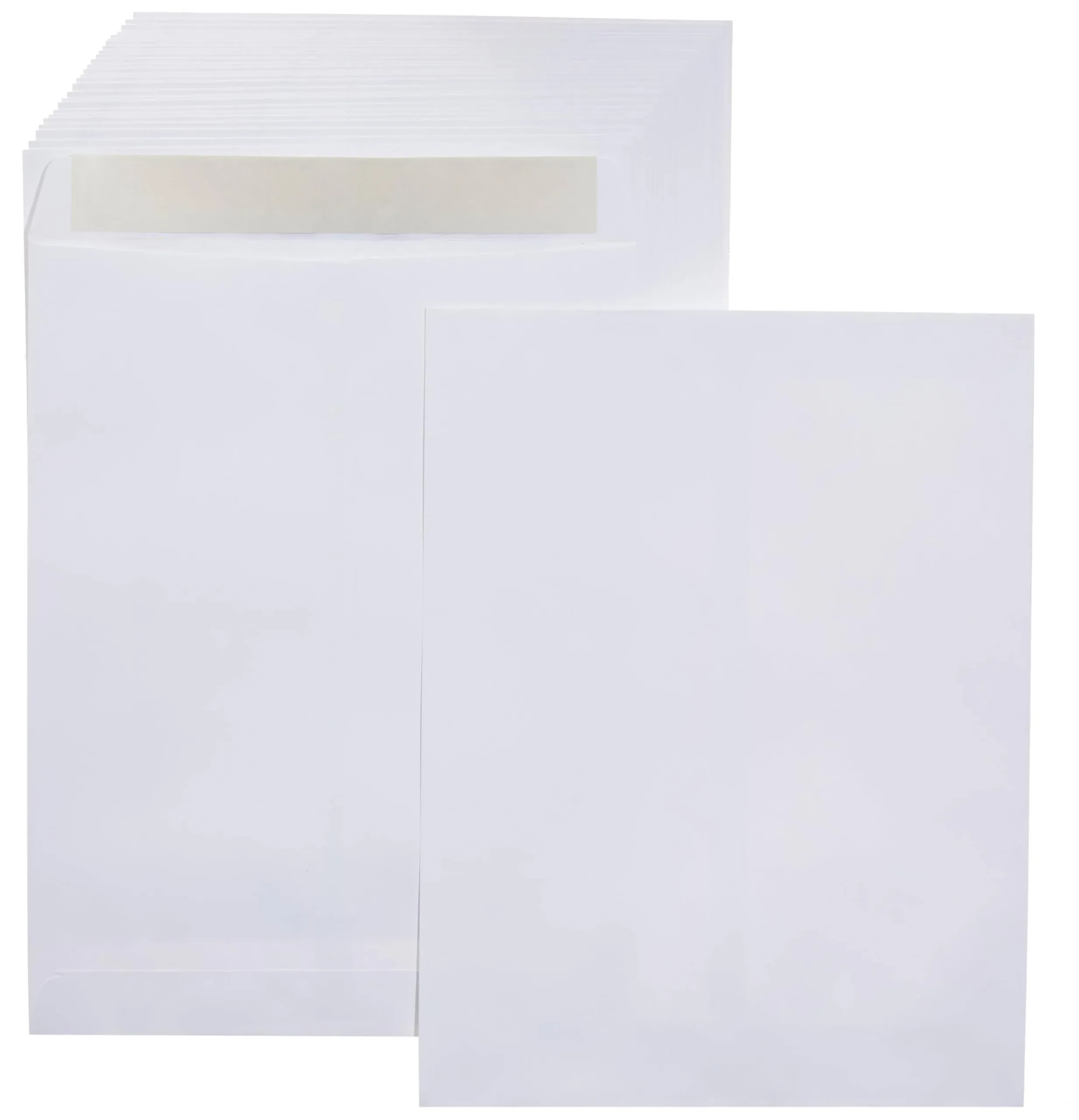 Basics Catalog Mailing Envelopes Peel & Seal 10x13 inch White 100-Pack