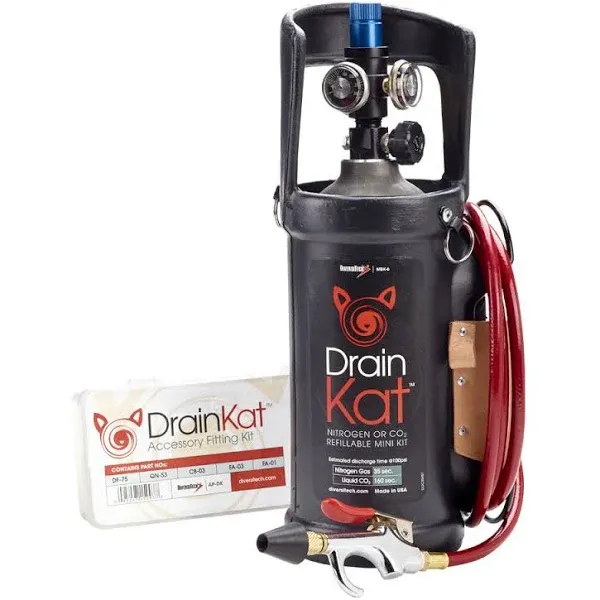 DiversiTech MBK-6 Drain Kat Mini Kit for Nitrogen or CO2