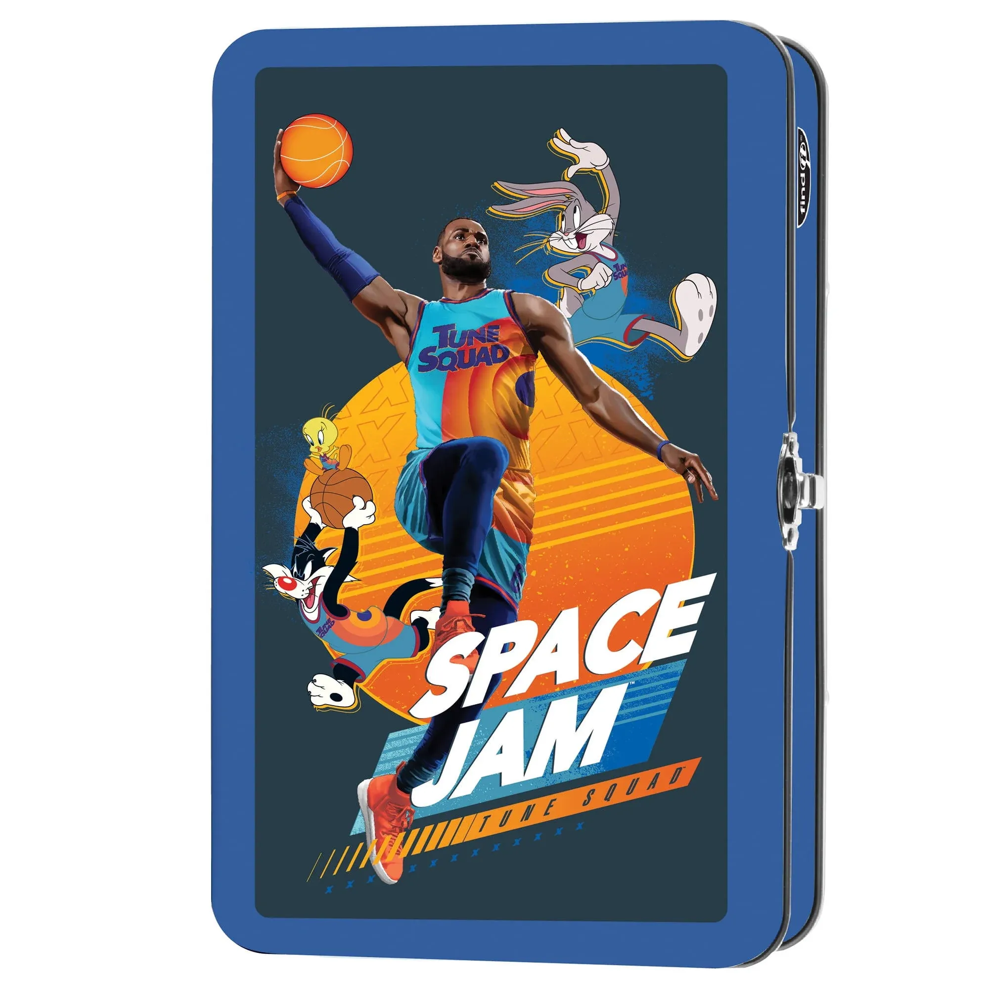 Find It 3D Tin Pencil Box Space Jam with Snap Closure, New, Ft07596