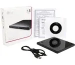 LG GP65NB60 Portable USB External DVD Burner and Drive (Black)