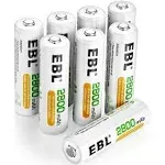 EBL AA 2800mAh High Ni-MH Rechargeable Batteries