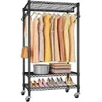 VIPEK R1 Rolling Clothes Rack Portable Garment Rack