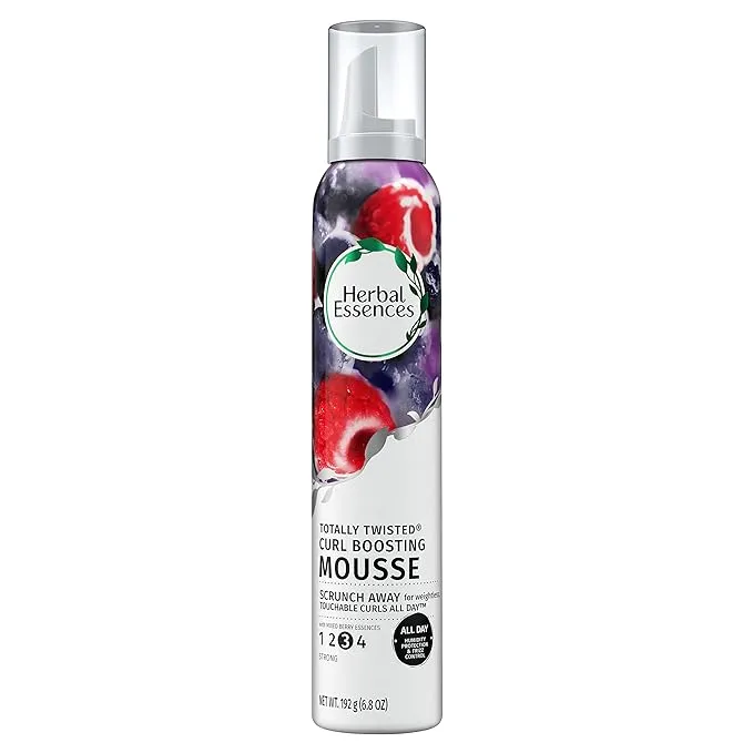 Herbal Essences 2 Pk Totally Twisted Curl Boosting Mousse Berry Essences 6.8 oz