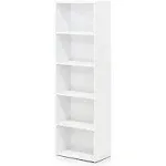 Furinno Luder Bookcase / Book / Storage , 7-Cube, White