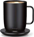  Temperature Control Smart Mug 2, 14 Oz, App-Controlled 14 oz Solid Black