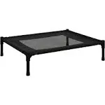 Pet Adobe Elevated Dog Bed, 30" L x 24" W x 7" H, Black