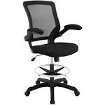 Modway Veer Black Drafting Chair