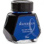 Waterman Ink Bottle 50ml - Serenity Blue