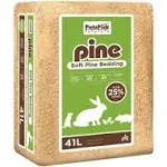 PetsPick Kiln Dried Soft Pine Bedding for Small Pets 24L