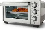 Oster Compact Countertop Oven with Air Fryer (Stainless Steel)