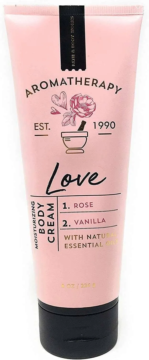 Bath Body Works Aromatherapy Love Rose Vanilla Body Cream