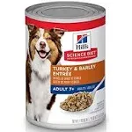 Hill's Science Diet Adult 7+ Gourmet Turkey & Barley Entree Canned Dog Food