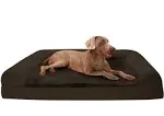 Furhaven Plush & Suede Cooling Gel Sofa Dog Bed - Jumbo Plus, Espresso