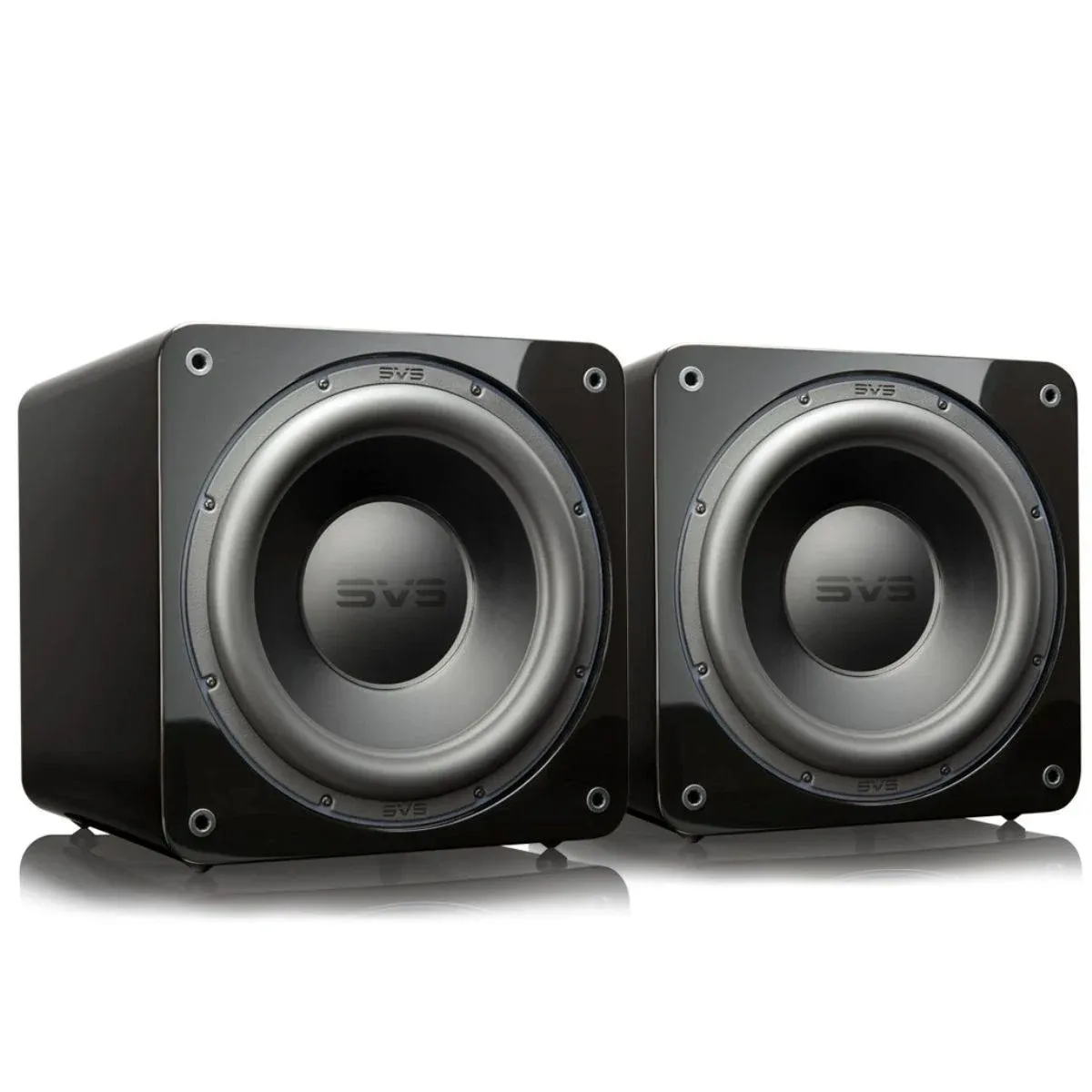 SVS SB-3000 13" Sealed Subwoofers with 800W Rms, 2,500W Peak Power, Sealed Cabinet - Pair (Piano Gloss Black)