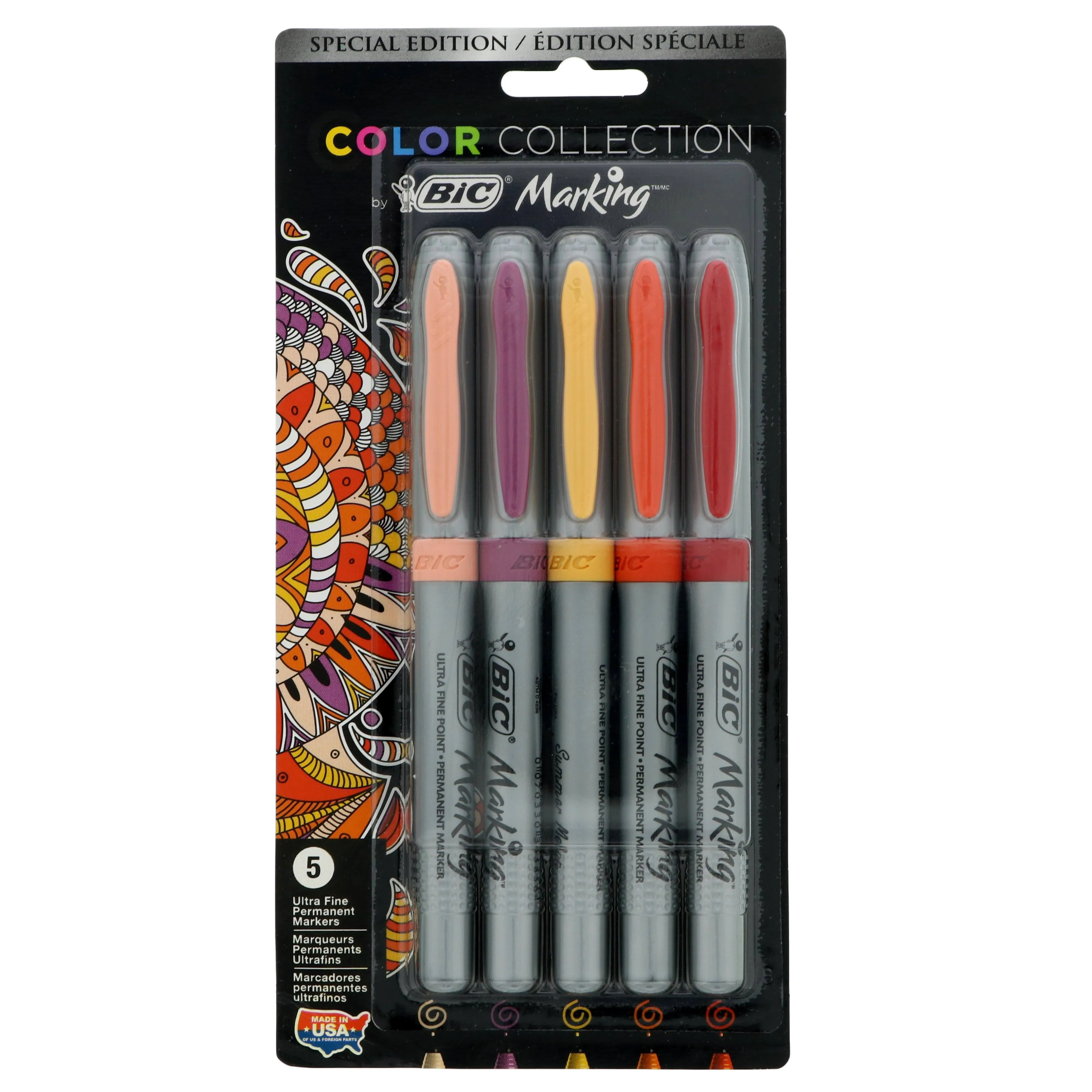 Special Edition Bic Marking Ultra Fine Permanent Markers