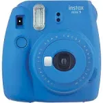 Fujifilm Instax Mini 9 Instant Camera - Cobalt Blue (Renewed)