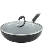 Anolon Advanced Home Hard-Anodized Nonstick Ultimate Pan with Lid, 12-