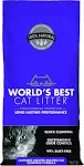 World's Best Cat Litter Lavender Scented Cat Litter | Flushable | 99% Dust Free | Clumping | 8 lb