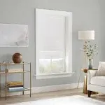 ECLIPSE Drew for Noise Reducing Blackout Cordless Lined Window White 39 in x 64