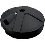  Fillable 50 Pound Umbrella Base Designed to be Used with a Patio Table (Black)