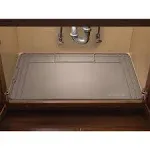 WeatherTech SinkMat – Waterproof Under Sink Liner Mat for Kitchen Bathroom – 46” x 22” Inches - Durable, Flexible Tray – Home undersink Organizer Must Haves, BlackWeatherTech SinkMat – Waterproof Under Sink Liner…