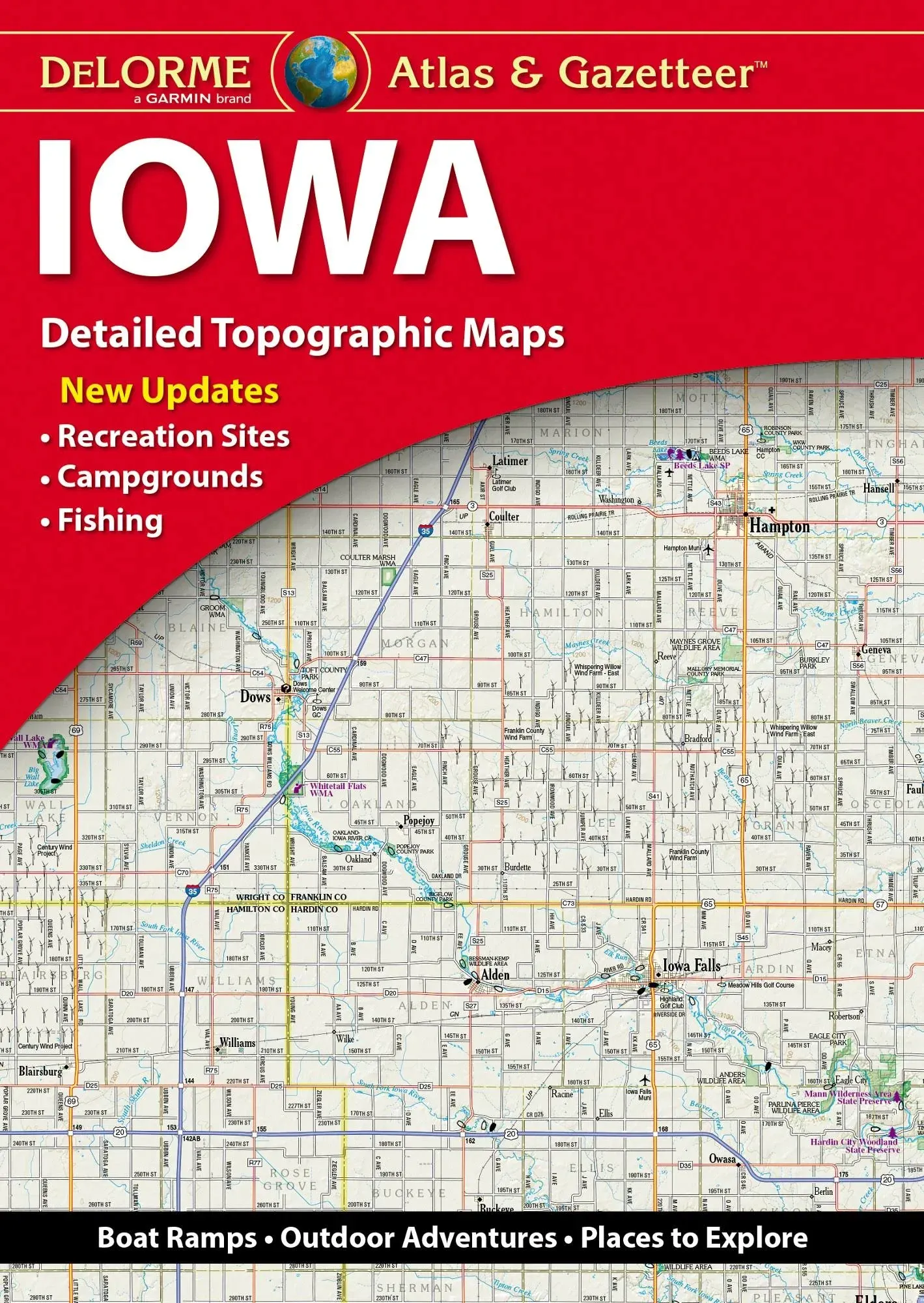 DeLorme Topographic Atlas Iowa