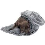 FurHaven Long Fur & Velvet Pet Blanket Gray / Large