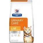 Prescription Diet c/d Cat Food, Dry, Multicare - 4 lb