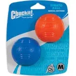 Chuckit! Strato Ball Dog Toy Blue/Orange 1ea/2 pk, MD