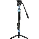 Sirui P 325FS Carbon Fibre Monopod with Stand And Video Head VA 5