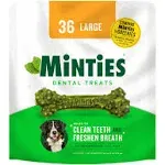 Minties Dental Bone Large Dog Treats, 48 oz.