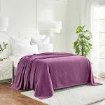 100% Cotton Diamond Blankets - All-Season Soft, Lightweight &amp; Breathable Bedding